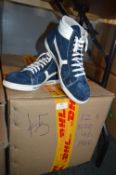 Twelve Pairs of Size: 46 Blue Trainers