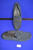 Emporio Armani Blue Loafers Size: 9