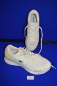 Lacoste White Trainers Size: 9