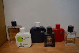Five Lacoste Gent's Fragrances