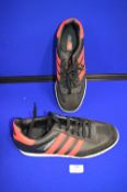 Adidas Kegler Super Black & Red Trainers Size: 8.5