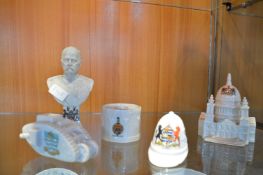 Five Pieces of Crested Ware