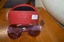 Emporio Armani Wraparound Sunglasses