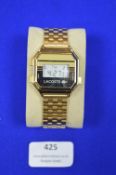 Lacoste Digital Wristwatch with Gilt Face
