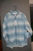 Lacoste Sport Blue & White Striped Shell Jacket Si