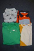 Four Lacoste Polo Shirts