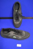 Lacoste Black Sneakers Size: 9