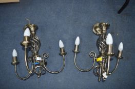 Pair of Candle Style Chandeliers