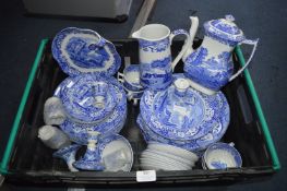 Spode Blue & White Pottery Part Dinner Set