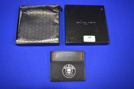 Philipp Plein Italian Leather Wallet