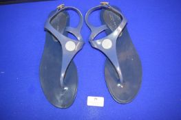 Armani Navy Flip-Flops Size: 8