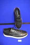 Emporio Armani Black Trainers Size: 9