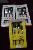 Three Cutlery Sets