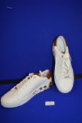 Ted Baker Floral Savanna White Trainers Size:8