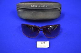 Emporio Armani Wraparound Sunglasses