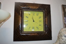 Snakeskin Effect Wall Clock
