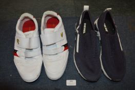 Two Pairs of Lacoste and Diesel Trainers