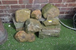 Pile of Rockery Stones
