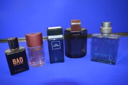 Five Gents Fragrances; Valentino, Cheruti, etc.