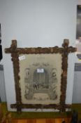 Victorian Framed Baptismal Print