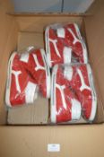 Eleven Pairs of Size: 42 Red Trainers
