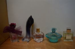 Five Assorted Ladies Fragrances; Vera Wang, Caroli