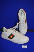 Gucci White Trainers Size: 7.5