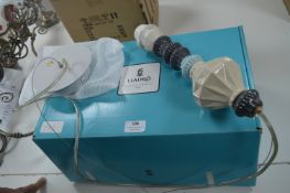 Lladro handmade Porcelain Ceiling Light Fitting