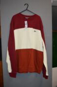 Lacoste Red & Cream Sweatshirt Size: XXL