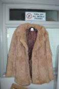 Ladies Fur Jacket Size: 16