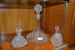 Ship Decanter etc.