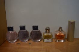 Six Armani Ladies Fragrances