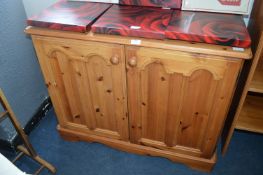 Solid Pine Two Door Cupboard