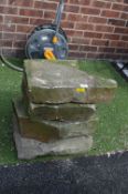 Four Large Pieces of York Stone
