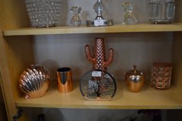 Copper Effect Ornaments etc.