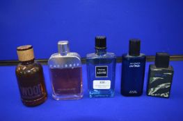 Five Gent's Fragrances; Firetrap, Davidoff, etc.