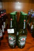 Six Bottles of Heineken Larger 33cl