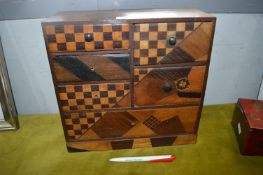 Marquetry Miniature Cabinet