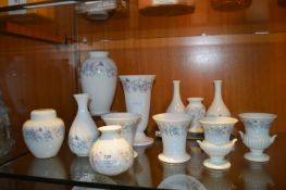 Wedgwood Angela Pattern Small Vases etc.