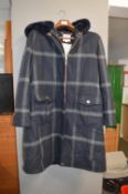 Ted Baker Navy Blue Duffle Coat Size: XL
