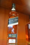 Johnny Walker Green Label Blended Malt Scotch Whis