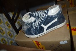 Twelve Pairs of Size: 43 Blue Trainers