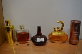 Five Assorted Ladies Fragrances; Gold Digger, Miss