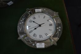 Mirror Framed Wall Clock