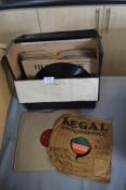 Case of Vintage 78rpm Records