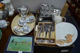 Kitchenware, Cutlery, Placemats, Tea Set, etc.