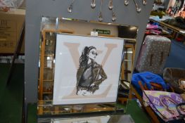 Louis Vuitton Mirror Framed Photo Print
