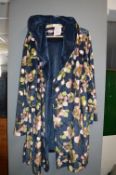 Ted Baker Navy Floral Dressing Gown Size: 16/18