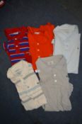 Five Lacoste Polo Shirts