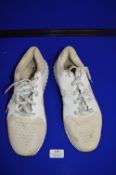 Emporio Armani EA7 White Trainers Size: 9.5